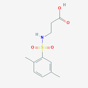 3-(2,5-Dimethylbenzenesulfonamido)propanoic acid