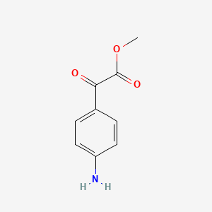 molecular formula C9H9NO3 B13023841 Methyl 2-(4-aminophenyl)-2-oxoacetate 