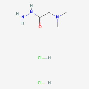 molecular formula C4H13Cl2N3O B1302388 N,N-Dimethylglycine Hydrazide Dihydrochloride CAS No. 5787-71-3