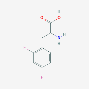 molecular formula C9H9F2NO2 B1302389 2-amino-3-(2,4-difluorophenyl)propanoic Acid CAS No. 32133-35-0