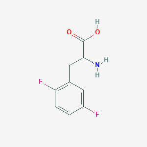 molecular formula C9H9F2NO2 B1302390 2,5-Difluoro-DL-phenylalanine CAS No. 32133-38-3