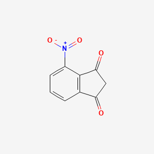 molecular formula C9H5NO4 B1302395 4-nitro-1H-indene-1,3(2H)-dione CAS No. 4535-07-3