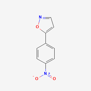 molecular formula C9H6N2O3 B1302397 5-(4-Nitrophenyl)isoxazole CAS No. 3383-42-4