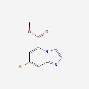 molecular formula C9H7BrN2O2 B13023979 Methyl 7-bromoimidazo[1,2-a]pyridine-5-carboxylate 