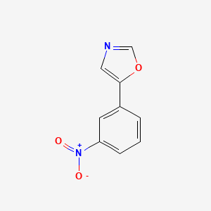 molecular formula C9H6N2O3 B1302399 5-(3-Nitrophenyl)oxazole CAS No. 89808-77-5