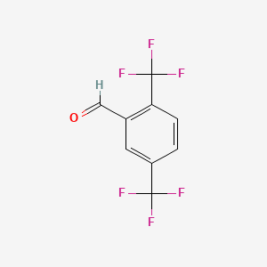 molecular formula C9H4F6O B1302421 2,5-Bis(trifluoromethyl)benzaldehyde CAS No. 395-64-2