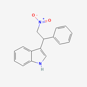 molecular formula C16H14N2O2 B1302442 3-(2-nitro-1-phenylethyl)-1H-indole CAS No. 51626-47-2