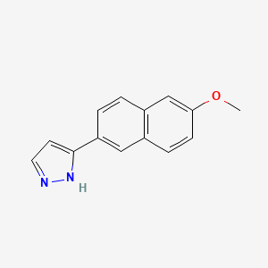 5-(6-methoxy-2-naphthyl)-1H-pyrazole