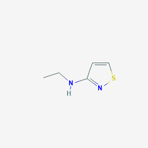 molecular formula C5H8N2S B13024494 N-Ethylisothiazol-3-amine 