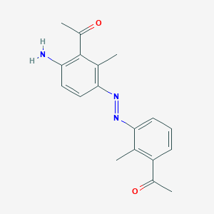 molecular formula C18H20N4O2 B130247 3,3'-Diacetylamino-2,2'-dimethylazobenzene CAS No. 143922-99-0