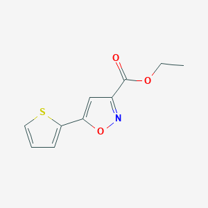 Ethyl 5-(thiophen-2-YL)isoxazole-3-carboxylate