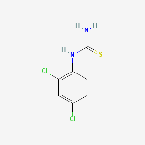 molecular formula C7H6Cl2N2S B1302493 1-(2,4-Dichlorophenyl)thiourea CAS No. 6326-14-3