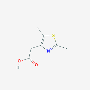 molecular formula C7H9NO2S B1302501 2-(2,5-Dimethylthiazol-4-yl)acetic acid CAS No. 306937-38-2