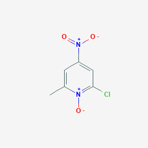 molecular formula C6H5ClN2O3 B1302516 2-Chloro-6-methyl-4-nitropyridine 1-oxide CAS No. 40314-84-9