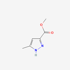 molecular formula C6H8N2O2 B1302523 methyl 5-methyl-1H-pyrazole-3-carboxylate CAS No. 25016-17-5