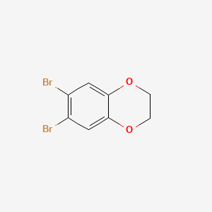 molecular formula C8H6Br2O2 B1302529 6,7-Dibromobenzo(1,4)dioxan CAS No. 25812-80-0