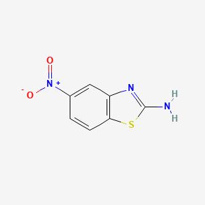 molecular formula C7H5N3O2S B1302531 5-Nitro-1,3-benzothiazol-2-amine CAS No. 73458-39-6