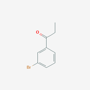 molecular formula C9H9BrO B130256 1-Propanone, 1-(3-bromophenyl)- CAS No. 19829-31-3