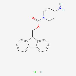 (9H-fluoren-9-yl)methyl 4-aminopiperidine-1-carboxylate hydrochloride