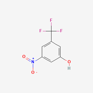 molecular formula C7H4F3NO3 B1302564 3-Nitro-5-(trifluoromethyl)phenol CAS No. 349-57-5