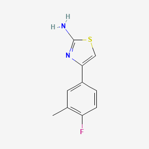 4-(4-Fluoro-3-methylphenyl)-1,3-thiazol-2-amine