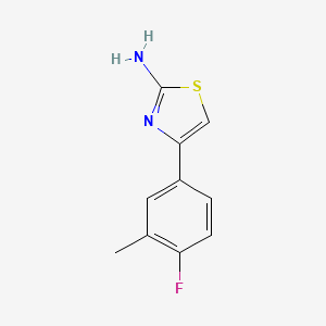 2-Amino-4-(4-fluoro-3-methylphenyl)-1,3-thiazole