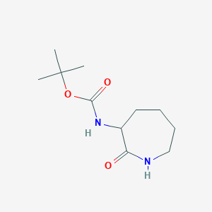 molecular formula C11H20N2O3 B1302575 Tert-butyl (2-oxoazepan-3-yl)carbamate CAS No. 179686-45-4