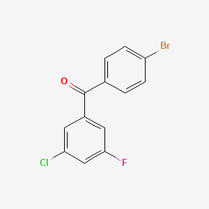 4-Bromo-3'-chloro-5'-fluorobenzophenone