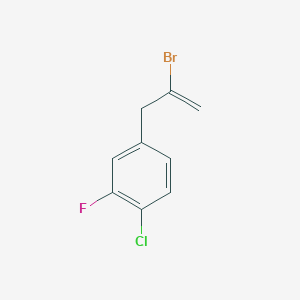2-Bromo-3-(4-chloro-3-fluorophenyl)-1-propene