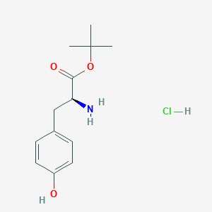 molecular formula C13H20ClNO3 B13025916 Tyrosine-t-butyl ester hydrochloride 