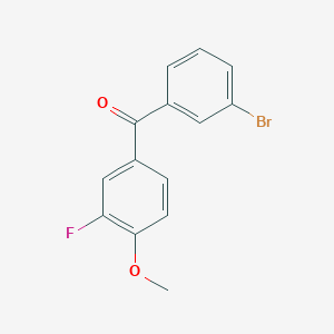 3-Bromo-3'-fluoro-4'-methoxybenzophenone