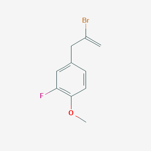 2-Bromo-3-(3-fluoro-4-methoxyphenyl)-1-propene