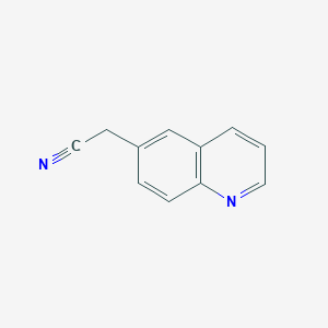 molecular formula C11H8N2 B013026 2-(Quinolin-6-YL)acetonitrile CAS No. 103983-94-4