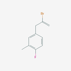 2-Bromo-3-(4-fluoro-3-methylphenyl)-1-propene