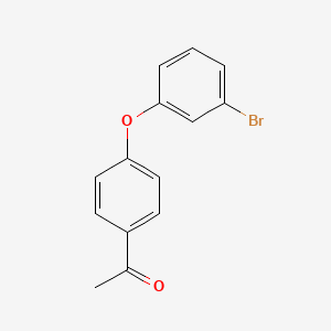 molecular formula C14H11BrO2 B1302603 4'-(3-Bromophenoxy)acetophenone CAS No. 845866-46-8