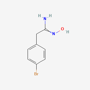 2-(4-bromophenyl)-N'-hydroxyethanimidamide