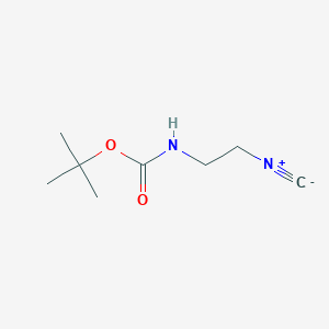 molecular formula C8H14N2O2 B1302606 Tert-butyl N-(2-isocyanoethyl)carbamate CAS No. 215254-91-4