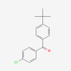 molecular formula C17H17ClO B1302610 4-tert-Butyl-4'-chlorobenzophenone CAS No. 67743-49-1