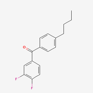 4-Butyl-3',4'-difluorobenzophenone