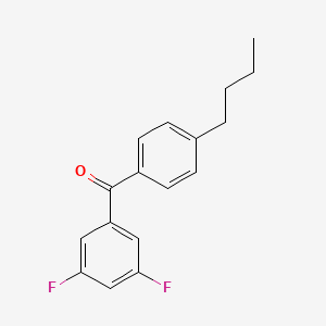 4-Butyl-3',5'-difluorobenzophenone