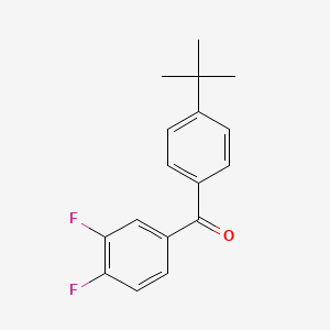 4-tert-Butyl-3',4'-difluorobenzophenone