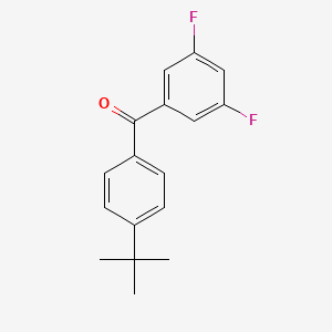 4-tert-Butyl-3',5'-difluorobenzophenone