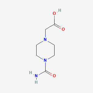 (4-Carbamoylpiperazin-1-yl)acetic acid