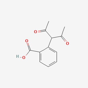 molecular formula C12H12O4 B1302628 2-(1-Acetyl-2-oxopropyl)benzoic acid CAS No. 52962-26-2