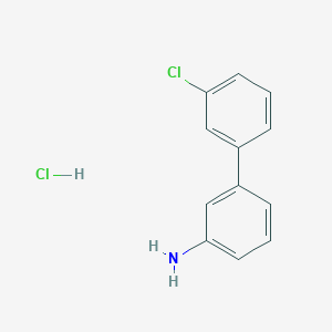 3'-Chloro-[1,1'-biphenyl]-3-amine hydrochloride