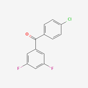 4-Chloro-3',5'-difluorobenzophenone
