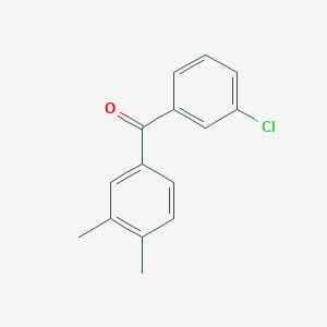 3-Chloro-3',4'-dimethylbenzophenone