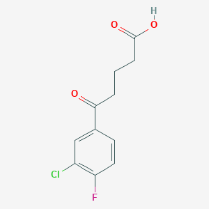 5-(3-Chloro-4-fluorophenyl)-5-oxovaleric acid