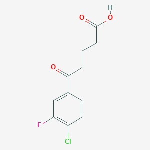 5-(4-Chloro-3-fluorophenyl)-5-oxovaleric acid