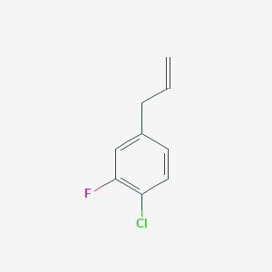 molecular formula C9H8ClF B1302653 3-(4-Chloro-3-fluorophenyl)-1-propene CAS No. 842124-20-3